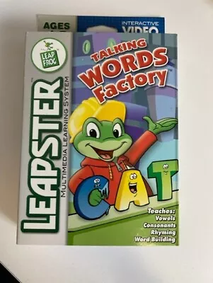 Leapfrog Leapster Educational Video Game - Talking Words Factory (Damaged Box) • £4.94