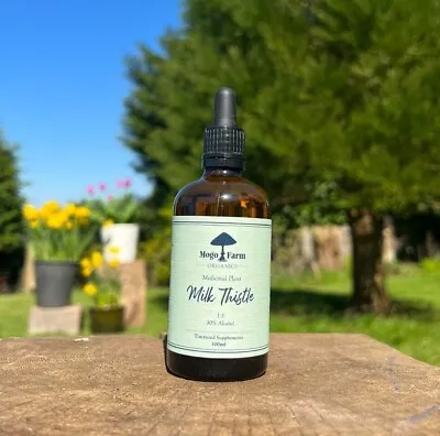 Milk Thistle Complex Drops - 100% Organic Dual Extraction Tincture - 50/100ml • £18.99