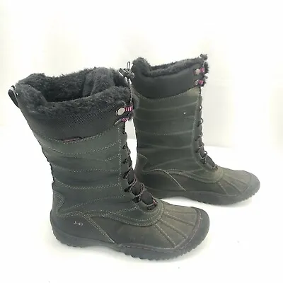 J-41 Avery Vegan Snow Rain Boots Vegan Faux Fur Lined Shoes Womens Size 6 • $27.74