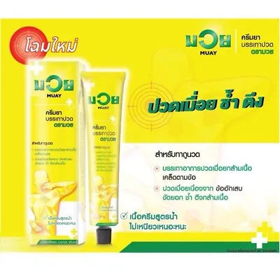 Thai Boxing Cream Namman Muay Analgesic Muscle Balm Aches And Pain 100 G X 1 Pcs • $24