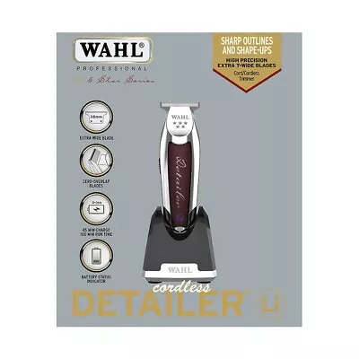 BRAND NEW Wahl Professional 5-Star Cordless Detailer Extra-Wide T-Blade • £80