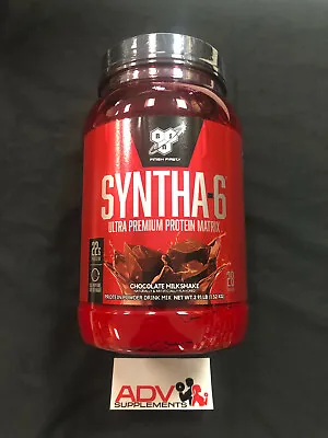 Bsn Syntha-6 Protein 2.91lb Protein Matrix Discounted New 28 Servings Low Price  • $44.99