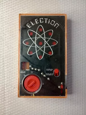 Vintage 1976 Tomy Pocket Game ELECTION PINBALL Handheld TESTED! • $8.99