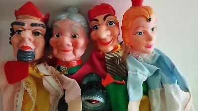 Vintage 90's German Hand Puppets Rubber Heads Lot Of 5 • $25