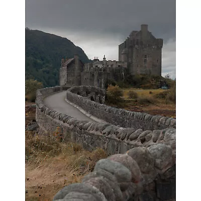 Eilean Donan Castle Scottish Highlands Photography XL Wall Art Canvas Print • £21.99