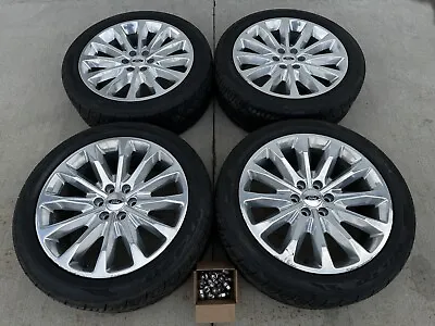 Polished 22  Ford F-150 Limited Platinum Oem Wheels Rims Tires Lariat Lugs Tpms • $2759.99