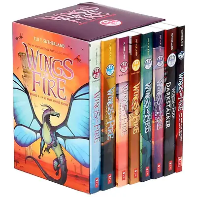 $59.95 • Buy Wings Of Fire: 8 Book Box Set (Series 9-14 + 2 Bonus Books) Tui T. Sutherland
