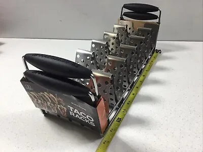 Blackstone Stainless Steel Taco Holder Racks W/ Handles #5551 (Set Of 2) • $24.95