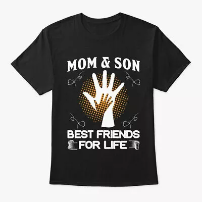 Mom And Son Gift Mothers Day Gift T-Shirt Made In The USA Size S To 5XL • $22.57