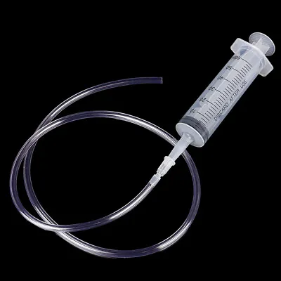 60-200ml Large Capacity Syringe Reusable Pump Oil Measuring With  Silicone  XI • $5.70