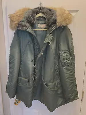 Vintage 1964 USAF N-3B Parka Large MIL-J-6279 DSA-1-3400-64-C • $275