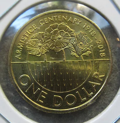 Australia 2018 Armistice   $1 One Dollar Coin UNC • $44.84