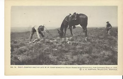 Postcard Rppc L A Huffman Phot No. 14 Godfrey Camp Search Rocky Ridge Renos Hill • $7