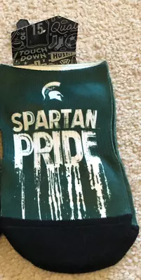 Michigan State MSU Spartans Grit Pride Low Cut Ankle Women's Socks Sz S/M • $5.95