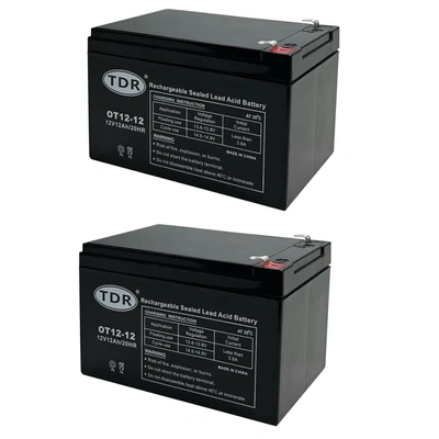 2x 2V 12Ah 6-DZM-12 Rechargeable Battery For Electric G Kart Scooter WheelChair • $81.85