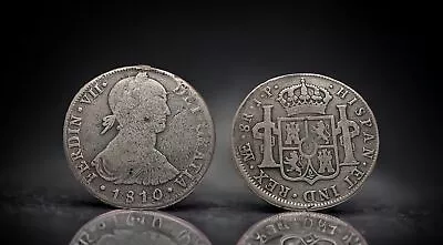 8 Reales 1810 Fernando VII Indigenous Bust - Lima JP • £216.17