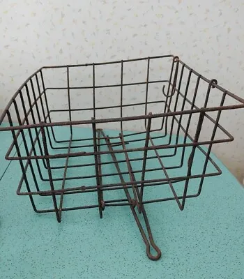 Vintage Metal Wire Bicycle Bike Basket  • $20.69