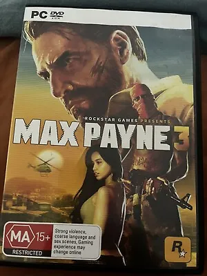 Max Payne 3 PC DVD Rom 4 Discs Complete With Manual Free Postage 15 Plus. • $18