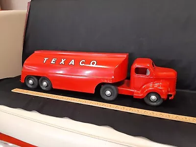 1950s MINNITOY - TEXACO Pressed Steel Tanker Truck Toy - Restored • $1083.20