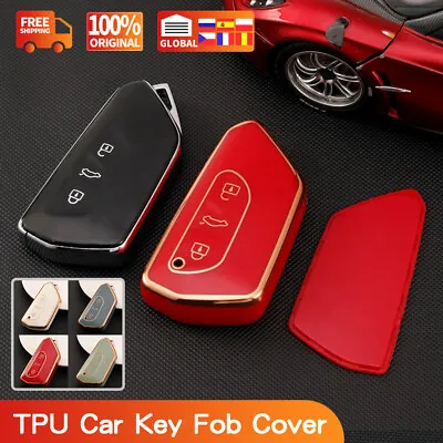 Car Key Fob Cover Fit For Volkswagen VW MK8 Golf/GTI Skoda Octavia Soft Holder • $17.36