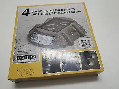 Manor House Solar LED Marker Lights - Set Of 4 • $79.95