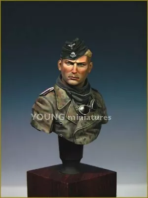 Young Miniatures - SS Panzer Crew WWII  - 1/10th Resin Bust - YM1806 • £30