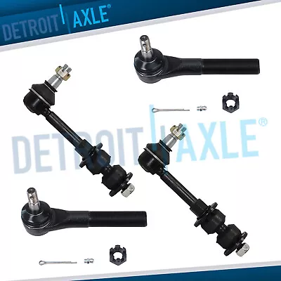 4WD Front Sway Bar Links + Outer Tie Rod Ends For 1998-1999 Dodge Ram 2500 3500 • $41.19