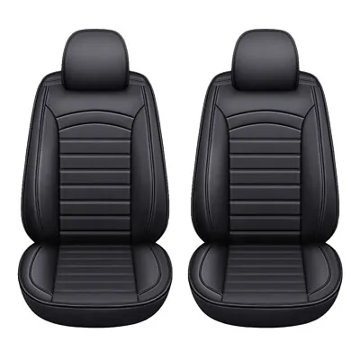 For Mercedes-Benz Car Front Rear Seat Covers PU Leather Full Surround Breathable • $146.20