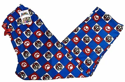 Nintendo Super Mario Bros Pajama Pants Mens Large New • $19.99