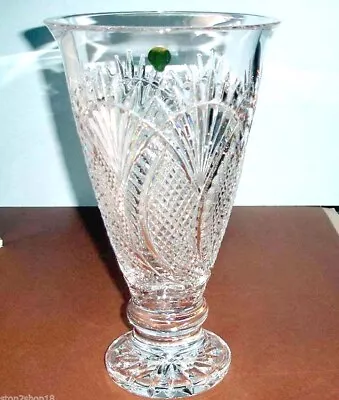 House Of Waterford Seahorse Crystal Footed 13  Vase Made In Ireland 40010656 New • $575