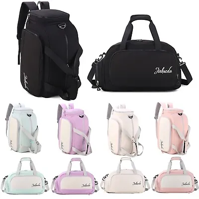 Multifunctional Men Women Duffle Bag Sports Duffel Bag Gym Bag Travel Backpack • $13.30