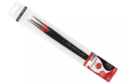 Daler-Rowney Georgian Brush Long Handle Set Of 3 • £11.51