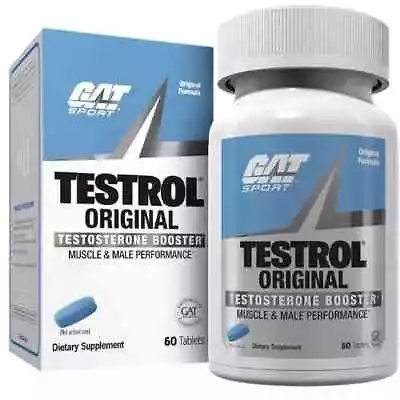 GAT TESTROL ORIGINAL 60 TABS TEST BOOSTER ESTROGEN SUPPORT X 2 BOTTLES • $982.11