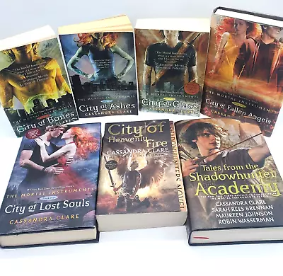 Mortal Instruments Series Complete 1-6 + Academy Novellas By Cassandra Clare Lot • $44.95