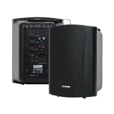 Clever Acoustics ACT 35 Black Powered Speakers (Pair) • £126