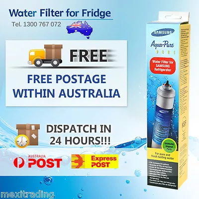 1x GENUINE SAMSUNG  AQUA PURE FRIDGE FILTER CARTRIDGE DA29-10105J  • $34.95