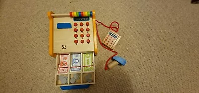 £16 • Buy Hape Wooden Toy Checkout Register Pretend Play Till