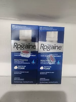 2 BOXES Rogaine Extra Strength Men's Hair Regrowth Treatment 1 Month Supply  • $33.50