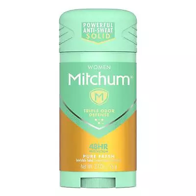 Mitchum For Women Advanced Control Anti-Perspirant Deodorant Invisible Solid Pur • $42.99