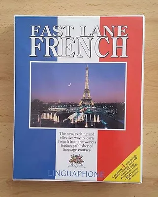 Linguaphone Fast Lane French 4 X 60 Min Cassettes & Programme Guide - Unused! • £9.99