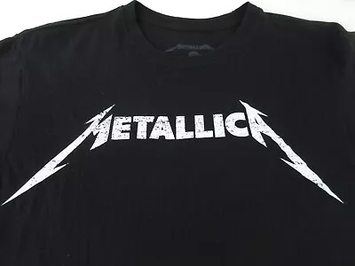 Metallica Tailgate T Shirt Women's M Crop Top Black Licensed Graphic Concert Tee • $11.02