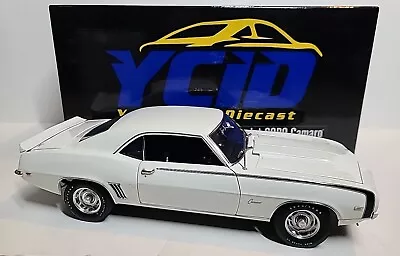 1969 Chevy Copo Camaro Rare 1/48 White/black Stripes Acme 1805725 Nib 1:18 Scale • $189.95