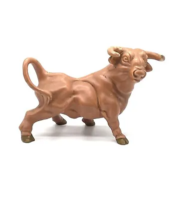 Vintage MCM TILSO Japan Ceramic Bull Sculpture Figurine Decor 8” Mid Century  • $28