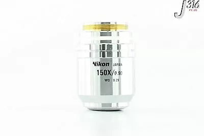 3609 Nikon 150x Cf Plan Apo Microscope Objective Lens 150x/0.90 Wd 0.29 Bd • $990.74