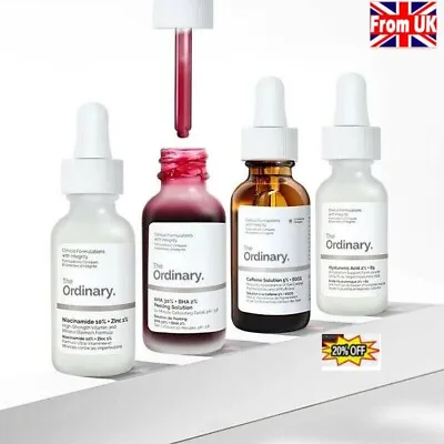 The Ordinary Hyaluronic Acid 2% + B5 Hydration Salicylic Acid 2% For Face 30ml • £6.98