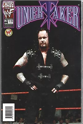 Undertaker #3 Photo Cover (vf/nm) Wwf World Wrestling Federation Chaos Comic • £3.61