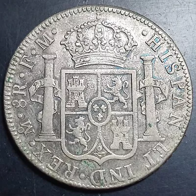 Mexico Spanish Colonial 8 Reales Carol Carolus IIII 1790 Mo FM Mexico City Mint • $169.99