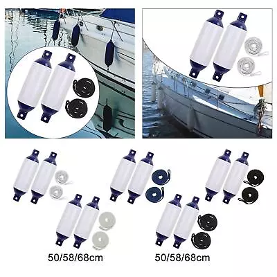 2 Pieces Boat Fenders Easy Installation Boat Accessory For Pontoon Boat • $63.34