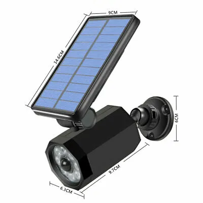 Durable 2963 Spotlight Solar Spot 25 Feet Motion Sensor Sun Panels Fast Ship • $16.66