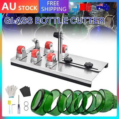 Glass Bottle Cutter Cutting Tool Upgrade Version Square & Round Bottle Cutter AU • $18.95